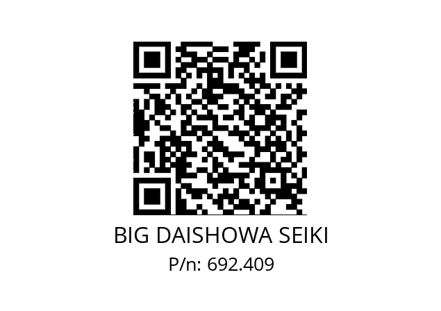  ETLSDO10 BIG DAISHOWA SEIKI 692.409