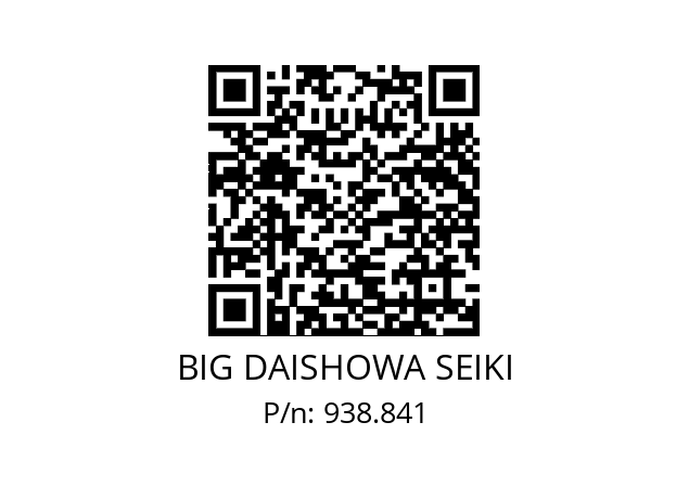  TCMW110204PKD BIG DAISHOWA SEIKI 938.841