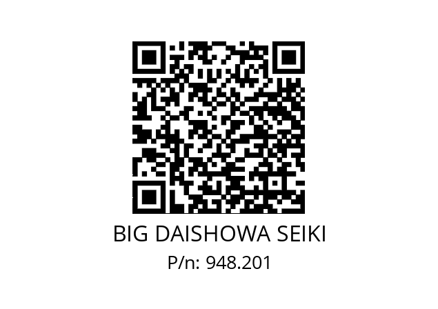  TPGW070204PKD BIG DAISHOWA SEIKI 948.201