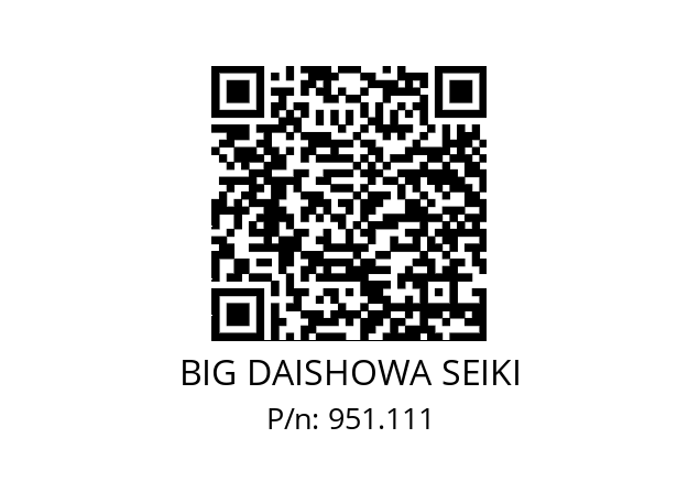  DS32x21ISO10897 BIG DAISHOWA SEIKI 951.111