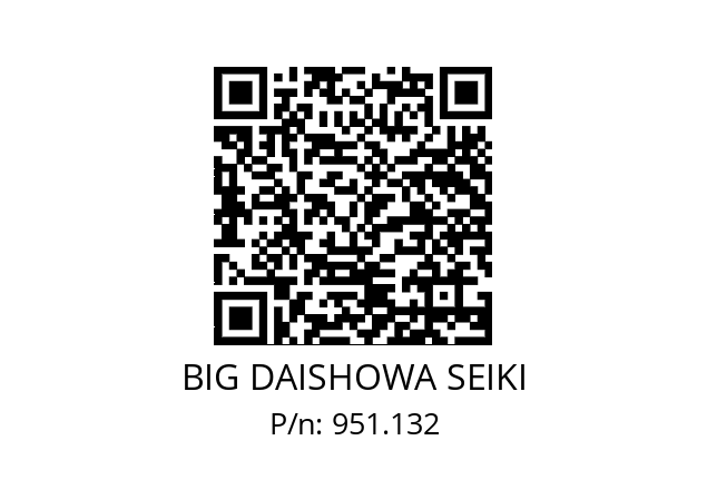  DS40x23ISO10897 BIG DAISHOWA SEIKI 951.132