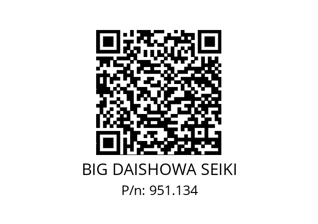  DS40x27ISO10897 BIG DAISHOWA SEIKI 951.134