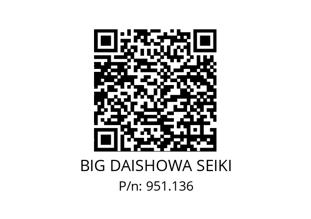  DS40x31ISO10897 BIG DAISHOWA SEIKI 951.136