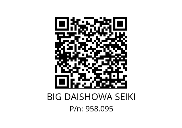  DN415STP20 BIG DAISHOWA SEIKI 958.095