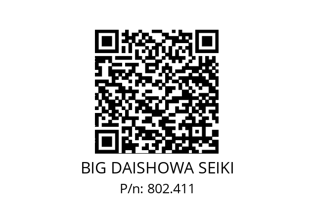  BBT50-RBX5-4S-166-80 BIG DAISHOWA SEIKI 802.411