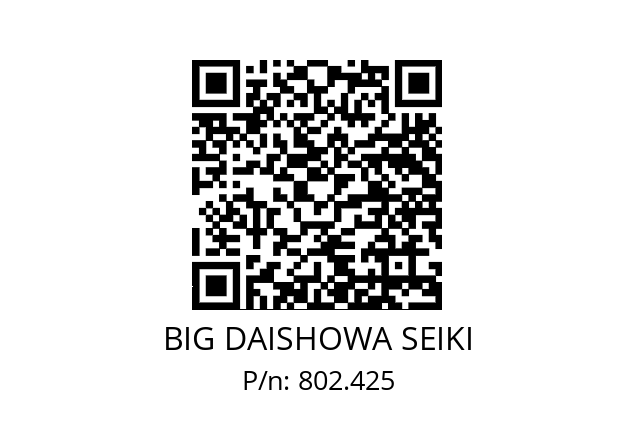  HSK-A100-RBX5-4S-180-80 BIG DAISHOWA SEIKI 802.425