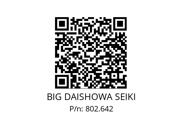  HSK-A100-AG90/HMC32-240-110 BIG DAISHOWA SEIKI 802.642