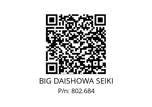  HSK-A100-AG90-CA4SGM-324-110 BIG DAISHOWA SEIKI 802.684