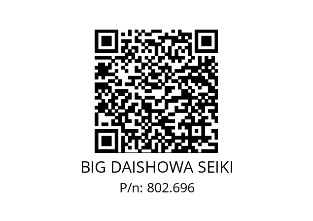  HSK-A100-AGU30/NBS20-305-110 BIG DAISHOWA SEIKI 802.696