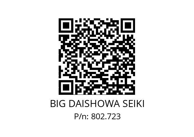  HSK-A63-AG90/NBS6-275-65 BIG DAISHOWA SEIKI 802.723