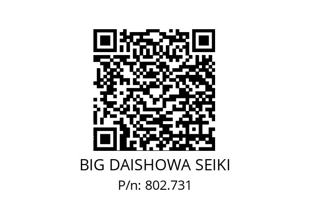  HSK-A63-AG90-CA6SGM-266-65 BIG DAISHOWA SEIKI 802.731