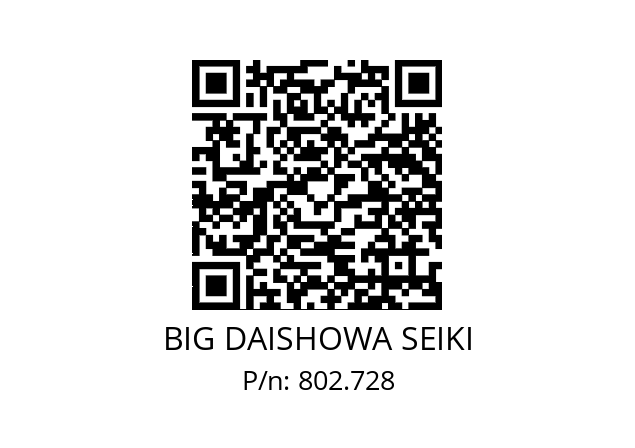  HSK-A63-AG90-CA4SGM-273-65 BIG DAISHOWA SEIKI 802.728