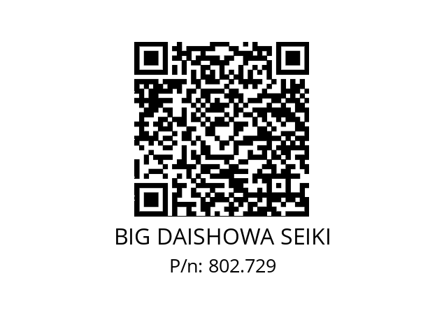  HSK-A63-AG90-CA4SGM-305-65 BIG DAISHOWA SEIKI 802.729