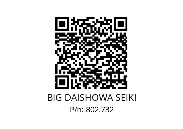  HSK-A63-AG90-CA6SGM-310-65 BIG DAISHOWA SEIKI 802.732