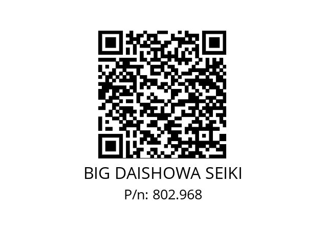  BBT50-GTG4-16-177-80 BIG DAISHOWA SEIKI 802.968