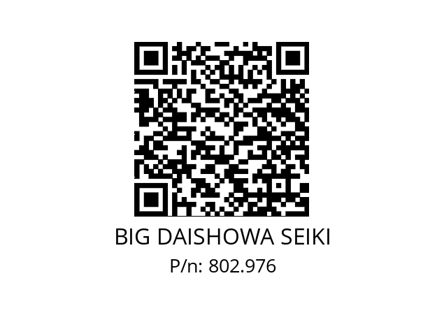  BDV50-GTG4-16-182-80 BIG DAISHOWA SEIKI 802.976