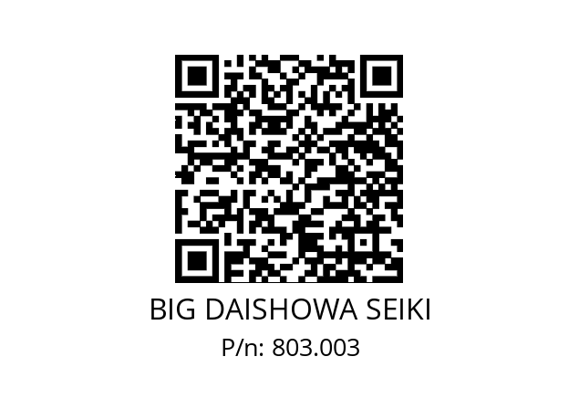  BBT40-OSL20N-150-65 BIG DAISHOWA SEIKI 803.003