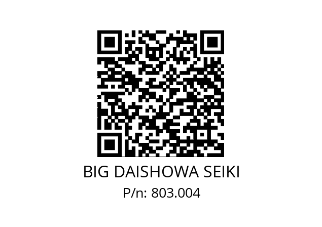  BBT40-OSL25N-165-65 BIG DAISHOWA SEIKI 803.004