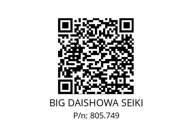  HSK-A63-RBX12C-4S-110 BIG DAISHOWA SEIKI 805.749