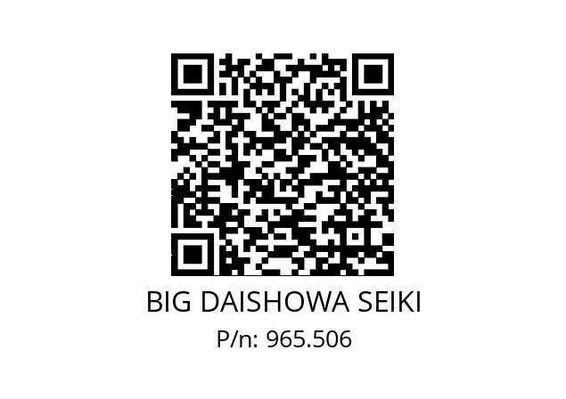  HSK-A63-RBX5C-4S-160 BIG DAISHOWA SEIKI 965.506