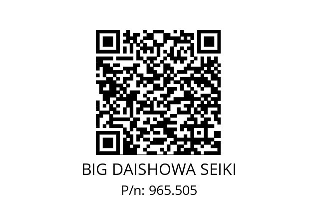  HSK-A63-RBX7C-4S-160 BIG DAISHOWA SEIKI 965.505