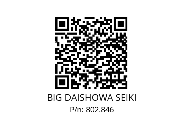  ERC11-5.5AA BIG DAISHOWA SEIKI 802.846