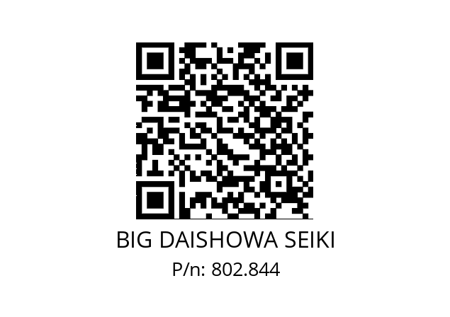  ERC11-5AA BIG DAISHOWA SEIKI 802.844