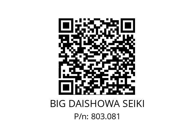  HSK-A63-MEGA32DS-105A BIG DAISHOWA SEIKI 803.081