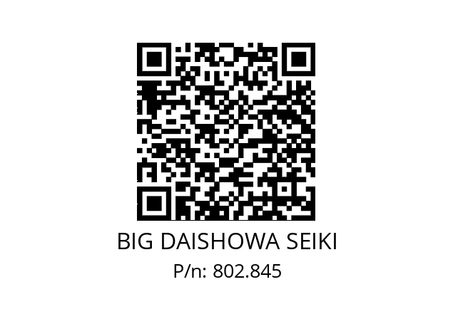  ERC11-5.25AA BIG DAISHOWA SEIKI 802.845