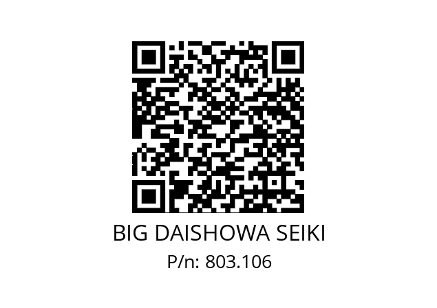  HSK-A40-MEGA16DS-80 BIG DAISHOWA SEIKI 803.106