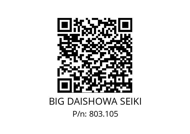  HSK-A40-MEGA16D-80 BIG DAISHOWA SEIKI 803.105