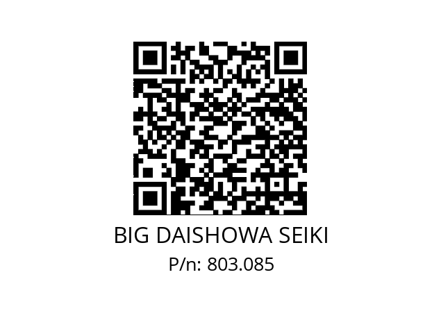  HSK-A50-MEGA16D-85 BIG DAISHOWA SEIKI 803.085