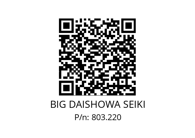  HSK-A50-MEGA13E-100 BIG DAISHOWA SEIKI 803.220