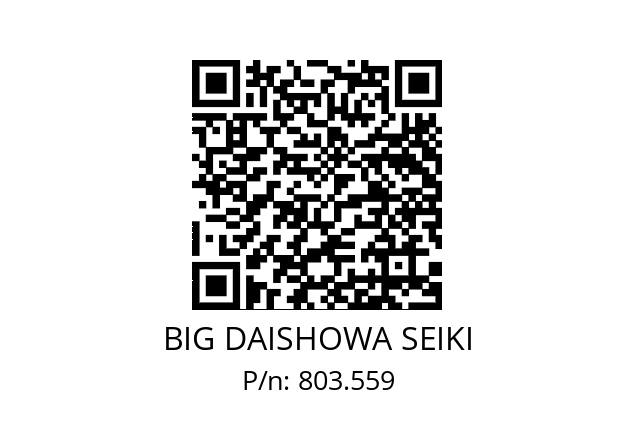  SL19.05-MEGAER16-80NL BIG DAISHOWA SEIKI 803.559