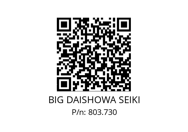  BBT50-BBT40-50 BIG DAISHOWA SEIKI 803.730