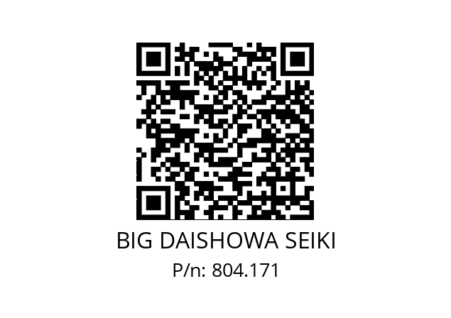  NBC8S-7.3AA BIG DAISHOWA SEIKI 804.171