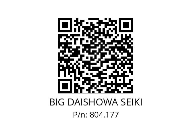  NBC8S-7.9AA BIG DAISHOWA SEIKI 804.177