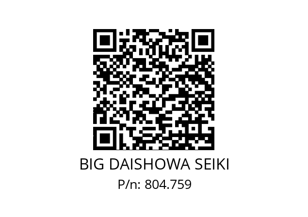  BBT50-SCA38.1-90 BIG DAISHOWA SEIKI 804.759