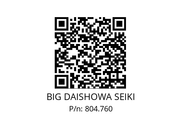  BBT40-SCA25.4-75 BIG DAISHOWA SEIKI 804.760