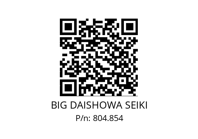  NBA20-M12 BIG DAISHOWA SEIKI 804.854