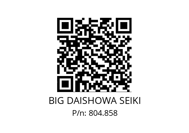  NBA20-M16 BIG DAISHOWA SEIKI 804.858