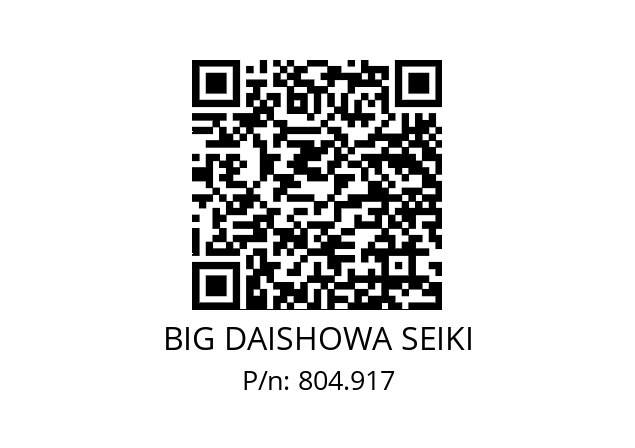  HSK-A100-HMC25S-135 BIG DAISHOWA SEIKI 804.917