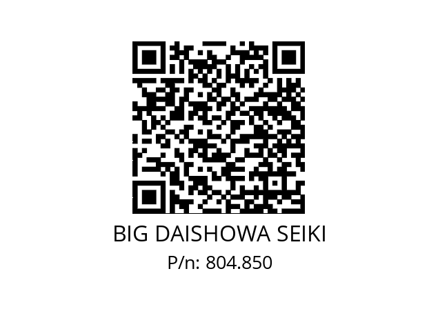  NBA16-M12D BIG DAISHOWA SEIKI 804.850