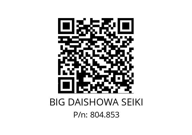  NBA16-M16 BIG DAISHOWA SEIKI 804.853