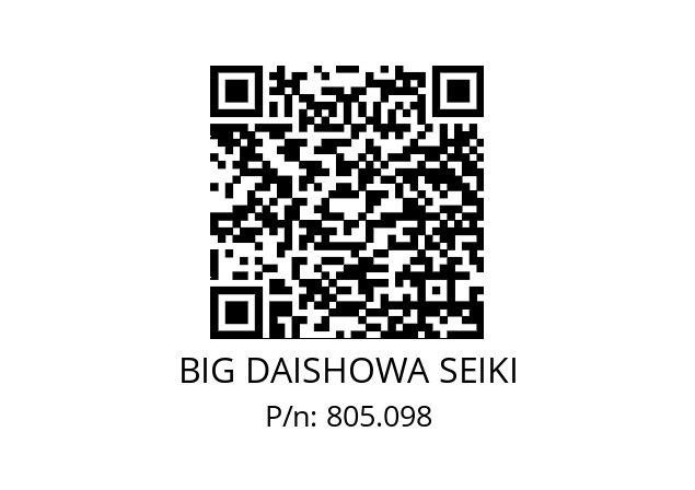  HSK-A63-HDC10J-120 BIG DAISHOWA SEIKI 805.098