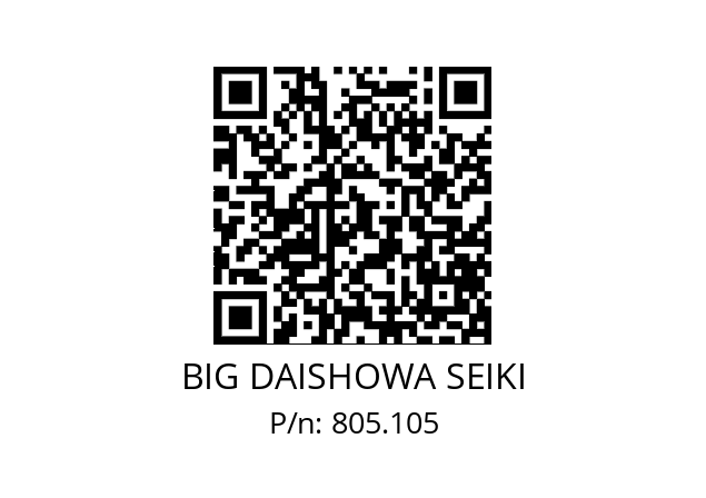  HSK-A63-HMC32S-165 BIG DAISHOWA SEIKI 805.105