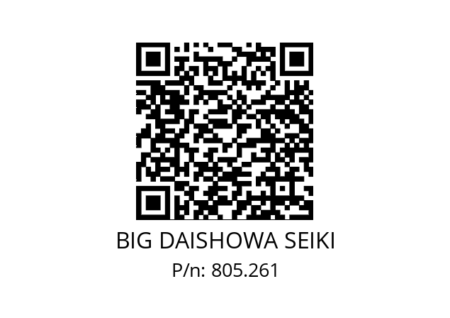  HSK-A63-MEGA6S-120T BIG DAISHOWA SEIKI 805.261