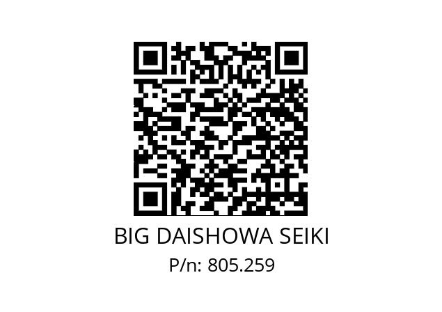  HSK-A63-MEGA4S-75T BIG DAISHOWA SEIKI 805.259