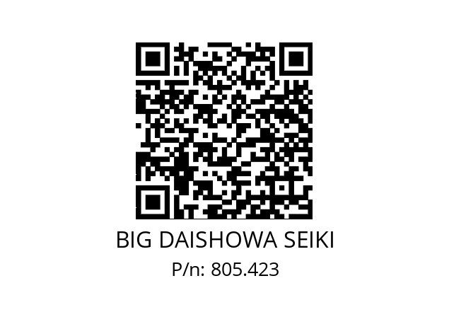  SNT50-DF50 BIG DAISHOWA SEIKI 805.423