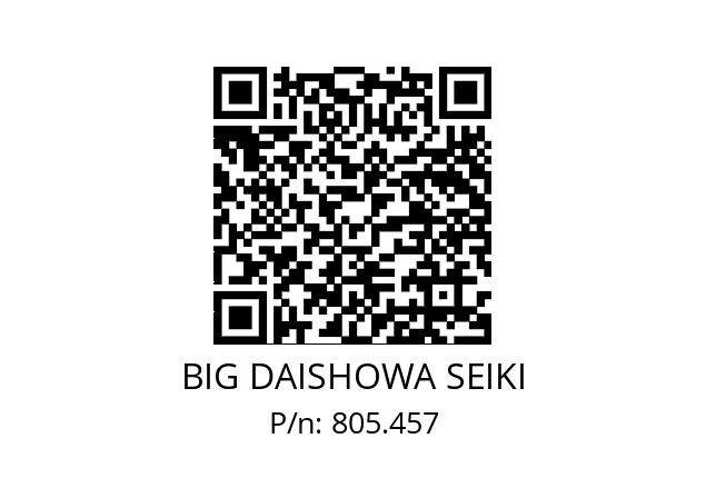  HSK-A100-MEGA20DPG-105 BIG DAISHOWA SEIKI 805.457